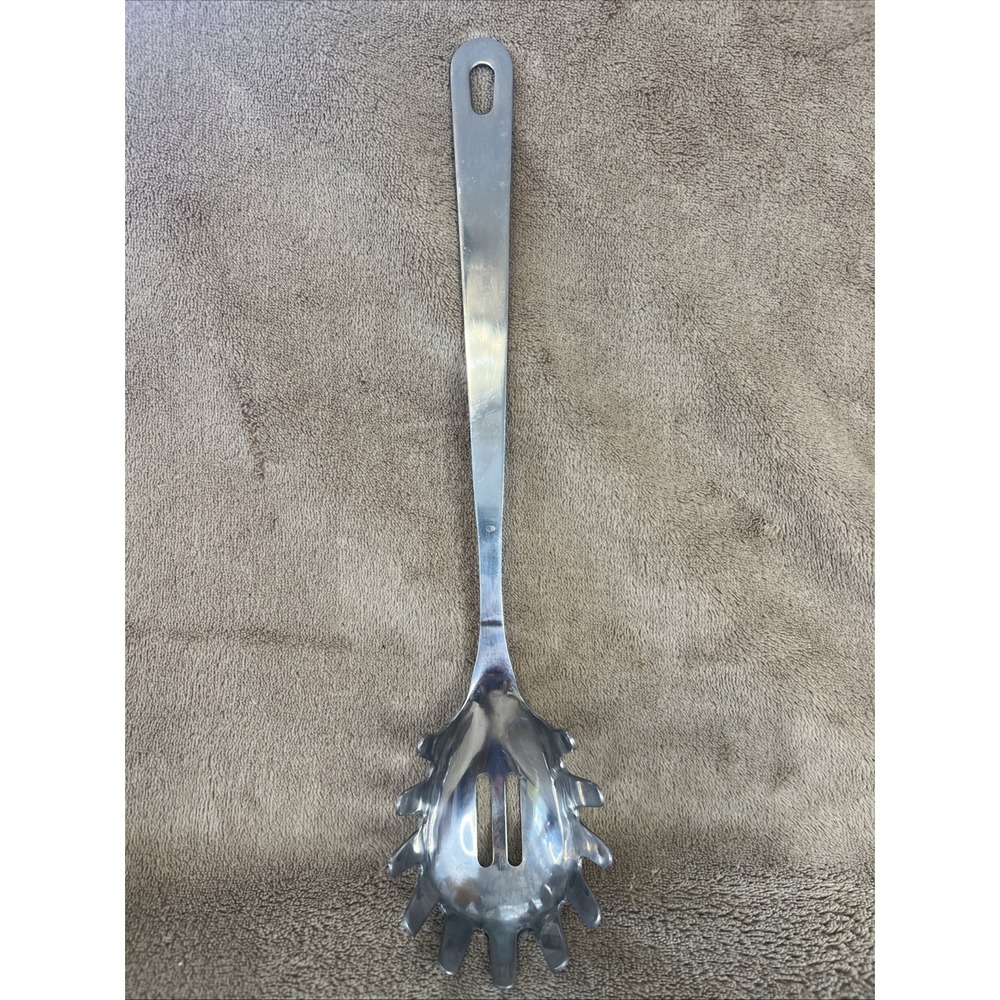 Wolfgang Puck Cafe Collection Stainless‎ Steel 12" Pasta Serving Spoon Spaghetti